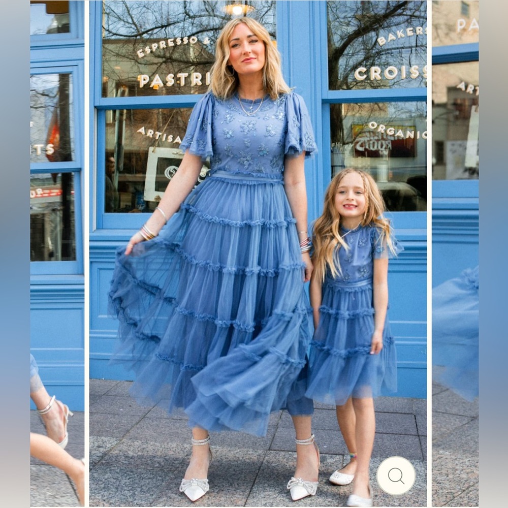 Ivy City Anastasia Dress in Tufts Blue